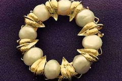 Gold & Pearl Brooch