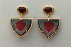 Tourmaline earrings