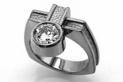 Ring-Palladium and diamond