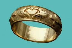 Gold Claddah Wedding Ring