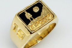 Gold Apollo Signet Ring
