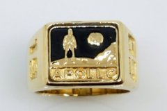 Gold Apollo Signet Ring
