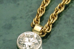 Gold & Diamond Pendant