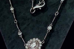 Platinum & Diamond Pendant Necklace