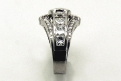 Palladium & Diamond Ring