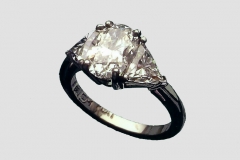 Platinum & Diamond 3 Stone Ring