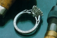 Platinum & Diamond Filigree Ring