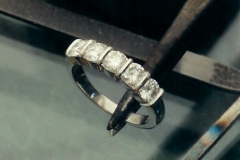 Platinum & Diamond 5 Stone Ring
