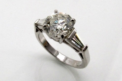 Platinum & Diamond 3 Stone Ring