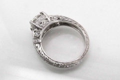 Platinum & Diamond Filigree Ring