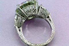 Platinum & Diamond Filigree Ring