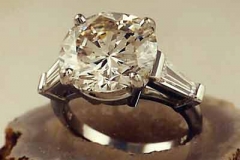 Platinum & Diamond 3 Stone Ring