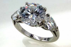 Platinum & Diamond 3 Stone Ring