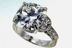 Platinum & Diamond 3 Stone Ring