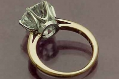 Platinum Gold & Diamond Ring