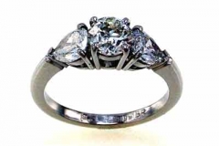 Platinum & Diamond 3 Stone Ring
