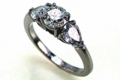 Platinum & Diamond 3 Stone Ring