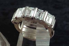Platinum & Diamond 5 Stone Ring