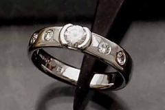 Platinum & Diamond 5 Stone Ring