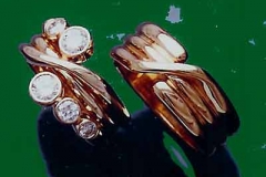 Gold & Diamond Wedding Rings